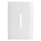 Placa Interruptor Vertical 4x2 - Novara Branca